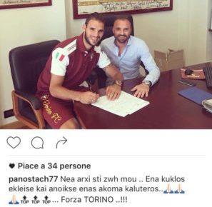 Tachtsidis ha firmato: è un nuovo giocatore del Toro