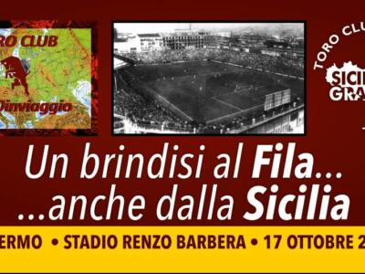 Sicilia Granata: un brindisi per il Filadelfia anche da Palermo