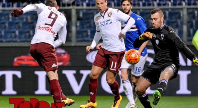 Sampdoria-Torino: a febbraio Belotti salvò i granata all&#8217;ultimo respiro
