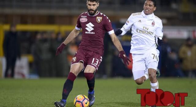 Torino-Palermo: fuori Ajeti, torna Rossettini, a centrocampo gioca Gustafson
