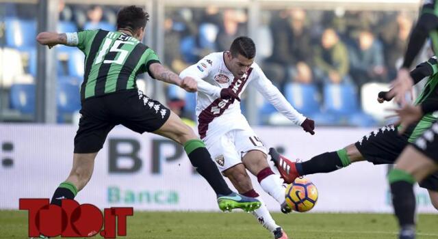 Sassuolo-Torino: granata imbattuti in trasferta, ma i neroverdi segnano molto di più