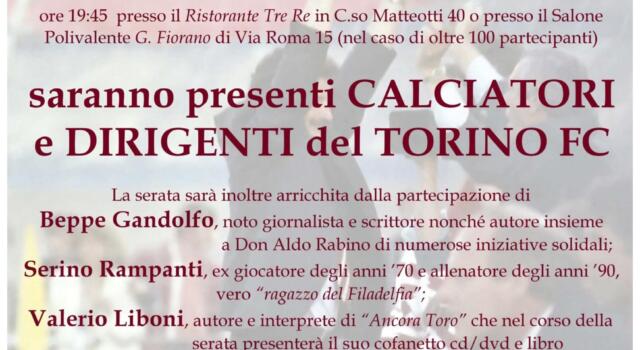 Toro Club Borgo d’Ale: grande festa domani con il Torino