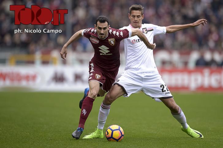 CAMPO, 5.3.17, Torino, Stadio Olimpico Grande Torino, 27.a giornata di Serie A, TORINO-PALERMO, nella foto: Davide Zappacosta, Norbert Balogh