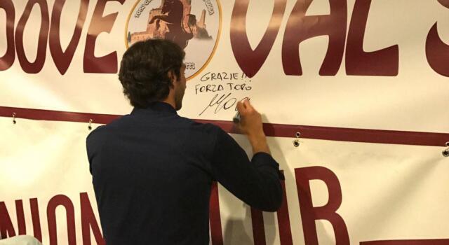 Toro Club Condove: grande festa con Emiliano Moretti