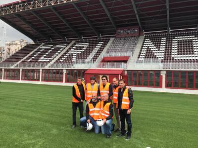 I protagonisti del Gran Galà Granata in visita al Filadelfia