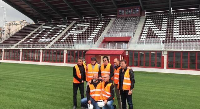 I protagonisti del Gran Galà Granata in visita al Filadelfia