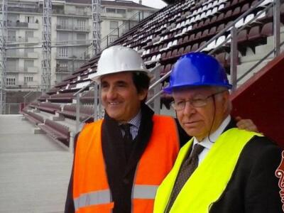 Toro, il presidente Cairo in visita allo Stadio Filadelfia