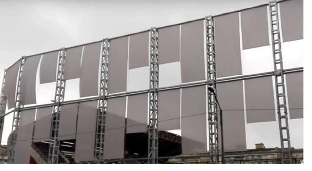 Torino, Filadelfia: prime prove per il dispositivo di occultamento