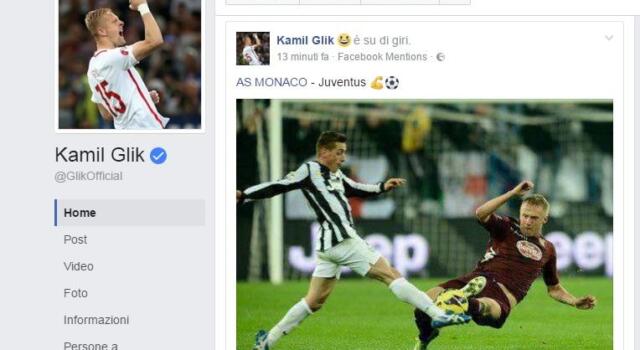 Altro che Champions, Glik per Monaco-Juventus è in clima derby