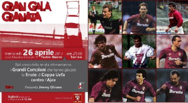 Gran Galà Granata: i protagonisti della Coppa Uefa 1992 saranno a Torino!