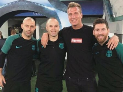 Maxi Lopez carica il Barcellona: visita allo Stadium