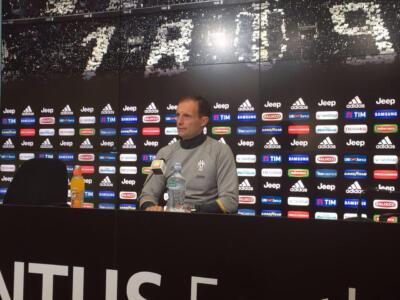 Juve-Toro, Allegri: “Buffon non gioca. Belotti e Higuain insieme? Nemmeno con la colla…”