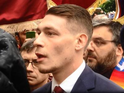 4 maggio 2017: Belotti leggi i nomi dei caduti di Superga