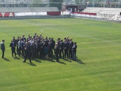 Filadelfia, i giocatori del Torino in campo – VIDEO