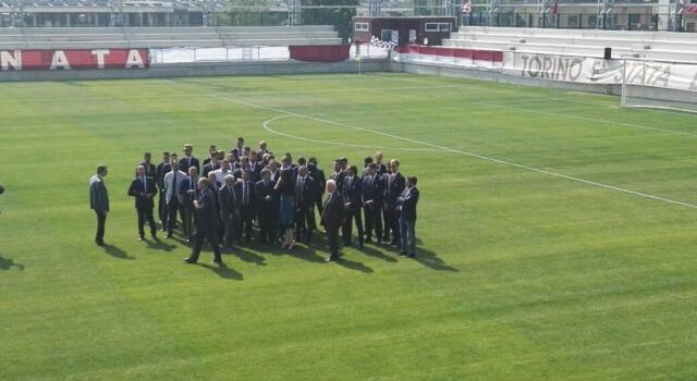Filadelfia, i giocatori del Torino in campo – VIDEO