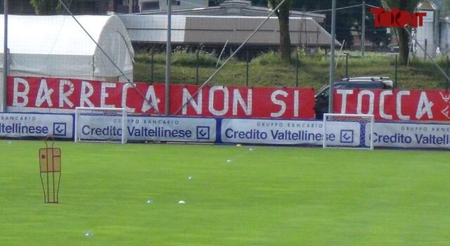 Toro, a Bormio striscione inequivocabile: “Barreca non si tocca”