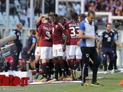 Torino-Sampdoria 2-2: la fotogallery della partita