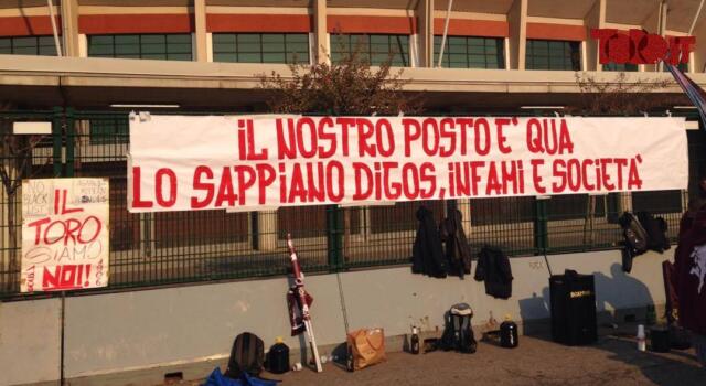 Curva Primavera in sciopero: il settore centrale completamente vuoto