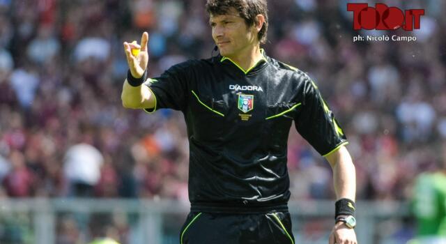Torino-Bologna, sarà Damato l’arbitro del match
