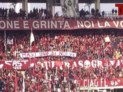 “Maxi uno di noi”: lo striscione della Maratona per Maxi Lopez