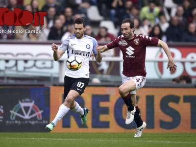 Torino-Inter, milza asportata ad uno steward colpito da una punizione di Candreva