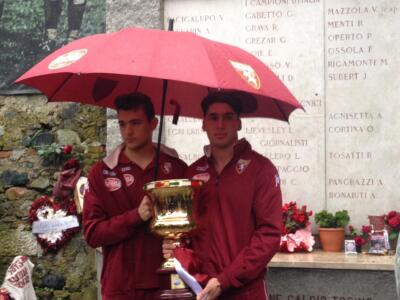 Le giovanili rendono omaggio al Grande Torino, Buongiorno legge i nomi dei caduti
