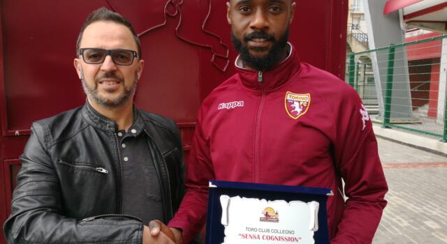 Toro Club “Sensa Cognission”: targa premio a Nkoulou