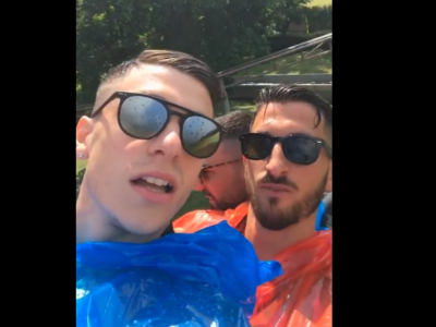 Valdifiori, Baselli e Bovo: ritrovo “granata” al parco divertimenti / VIDEO