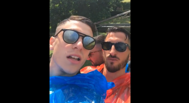 Valdifiori, Baselli e Bovo: ritrovo “granata” al parco divertimenti / VIDEO