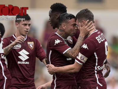 Fotogallery / Torino-Nizza 1-0: Belotti-gol, i granata esultano