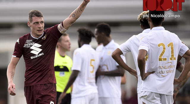 Le pagelle di Torino-Nizza: Belotti top, cresce Meité