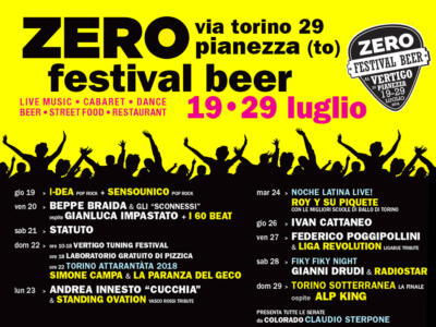 Zero Festival Beer, al Museo del Toro il ricavato della prima serata