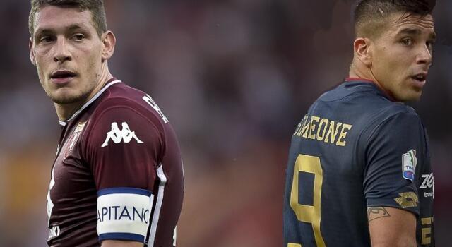 Torino-Fiorentina, Belotti contro Simeone: due bomber in cerca di una svolta