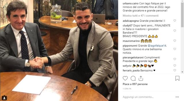 Torino, UFFICIALE, Falque ha rinnovato fino al 2022: “Sono orgoglioso”