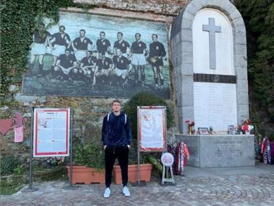 Lyanco, un pomeriggio a Superga per onorare il Grande Torino