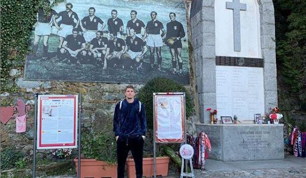 Lyanco, un pomeriggio a Superga per onorare il Grande Torino