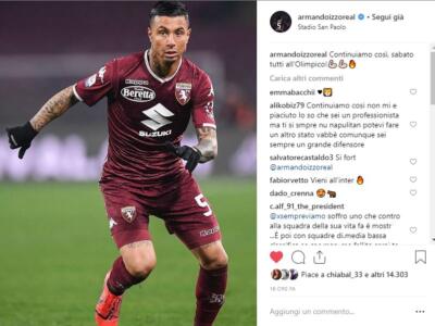 Toro, entusiasmo sui social e Izzo pensa già all’Atalanta: “Sabato tutti all’Olimpico”