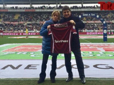 Torino-Atalanta, la partita di Mondonico: alla figlia Clara l’omaggio di Cairo