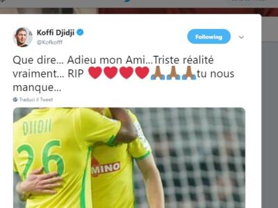Emiliano Sala, da Djidji a Falque: i messaggi di cordoglio per la scomparsa dell’argentino