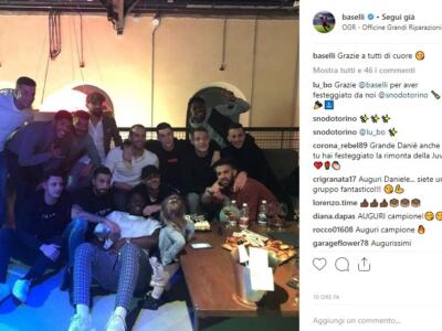 Baselli, compleanno con il Toro: festa di squadra con Millico e Ferigra