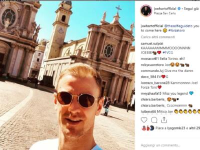 Joe Hart di nuovo a Torino, ma da turista: “Forza Toro”