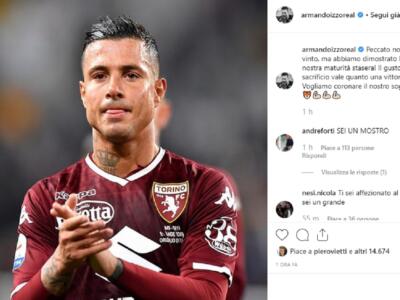 Il Toro sui social, Izzo: “Il gusto del sacrificio vale quanto una vittoria!”