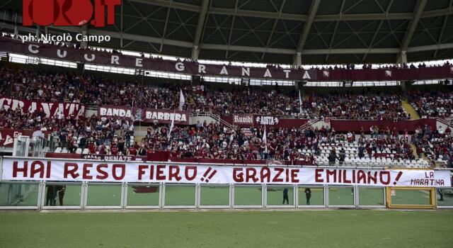 Torino, 8° in Serie A per media spettatori ma al Grande Torino è record