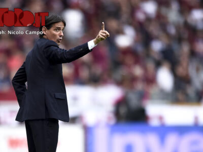 Inzaghi squalificato: non sarà in panchina in Torino-Lazio