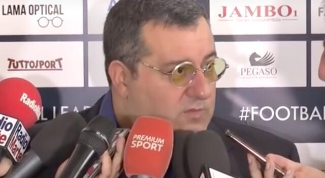 Mino Raiola squalificato per tre mesi dalla FIGC