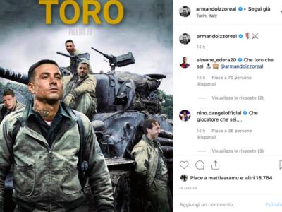 Izzo, testa solo al Toro. E su Instagram è in stile “Fury”