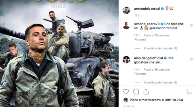 Izzo, testa solo al Toro. E su Instagram è in stile “Fury”