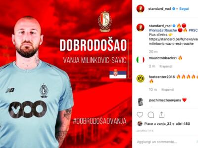 Torino, Milinkovic-Savic ceduto allo Standard Liegi: è UFFICIALE