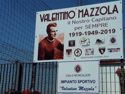 L’impianto sportivo di Moncalieri intitolato a Valentino Mazzola