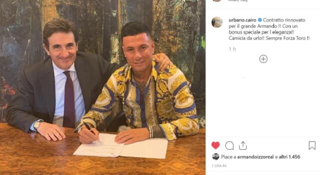 Cairo e la camicia di Izzo: “Nel nuovo contratto un bonus per l’eleganza”